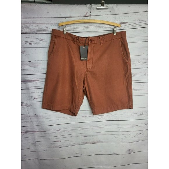SPORTSCRAFT men's 'clinton' chino shorts size 102 / 40 terracotta BNWt $99.95 - Picture 2 of 10